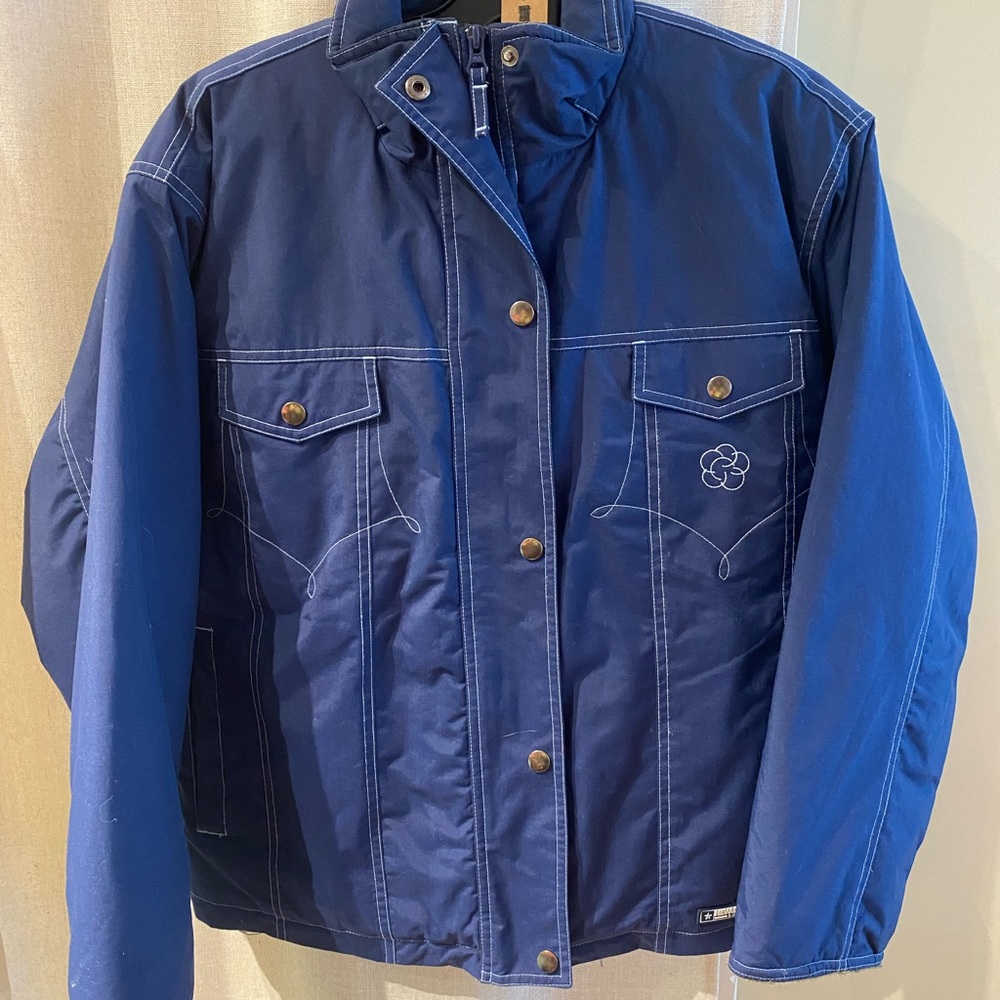 Blue Button-Up Jacket - Picture 2 of 3
